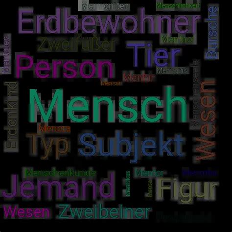 anderes wort für mensch|mansch synonym.